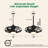 20" Outdoor Waterproof Caged Ceiling Fan with Lights - IP65 Wet Rated, Quiet DC Motor, 6-Speed Remote & App Control, Plug-in Gazebo Fan for Patio & Porch