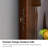 19.69"Retro Solid Wood Rectangular Corner Cabinet