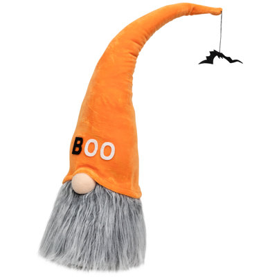 8 gnomes d'Halloween debout «Boo»