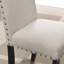 Ensemble de salle à manger 6 pièces avec table en pin rustique, chaises rembourrées et banc élégant pour des repas élégants et confortables-1019390592-1019390620