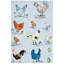 Tapis en laine et en coton touffeté à la main Garrey-353216106