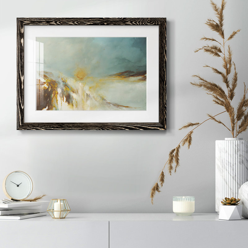Terra Sol, reproduction d'art sur toile, H 28 po x l 42 po x P 1,5 po, Noir