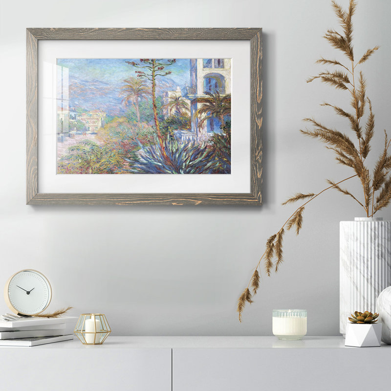 " Villas At Bordighera ", 18" H x 26" W x 1.5" D, Gray