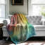 Technicolor Horizon - couverture Sherpa de qualité supérieure 1 pièce-101008157