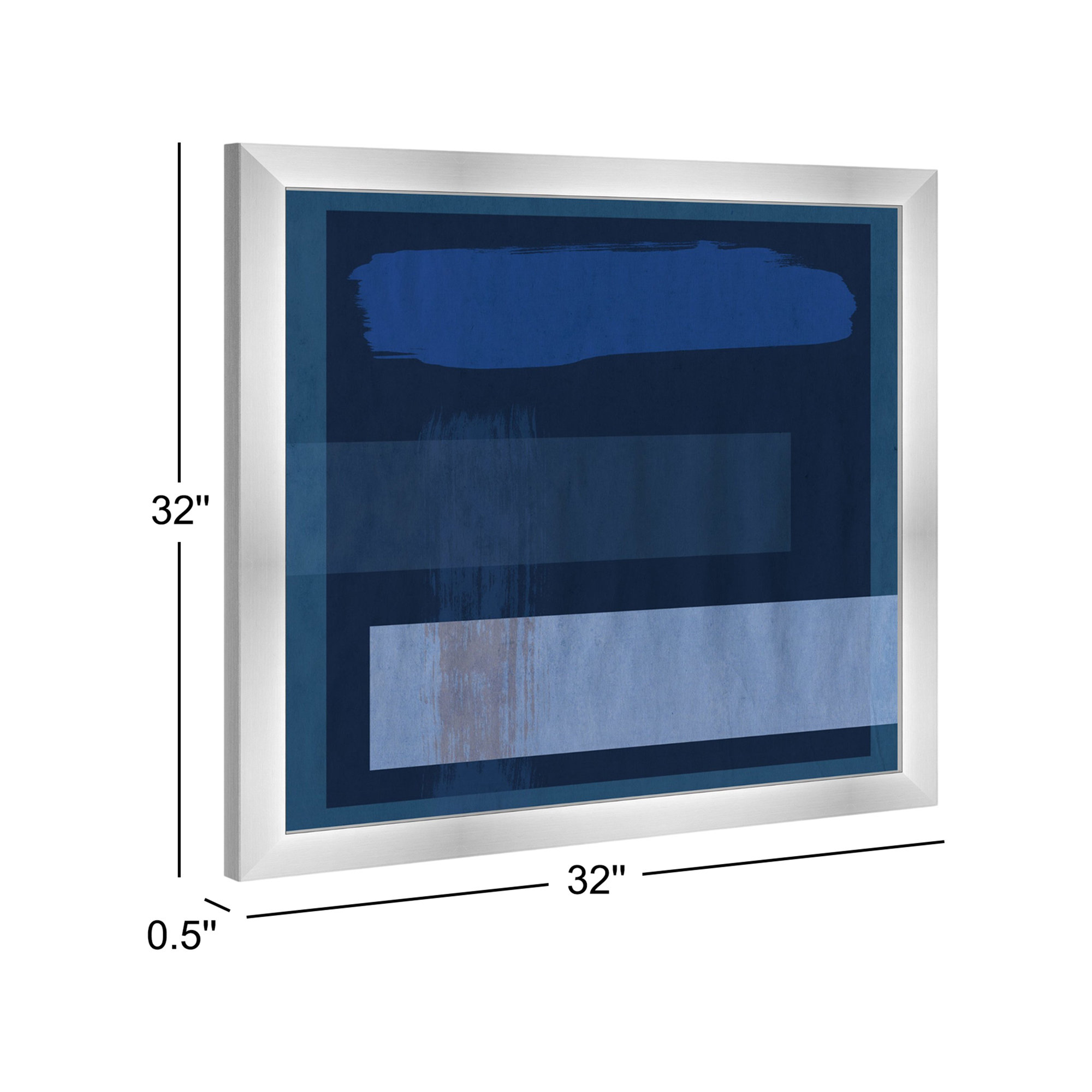 Galicia En Primavera by Oliver Gal, 32" H x 32" W x 0.5" D, Silver