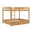 Lit superposé sur lit grand avec lit gigogne Designs Designs-1127292207