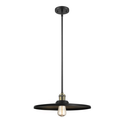 Luminaire suspendu conique à 1 lumière Rouvin