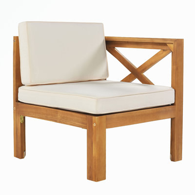 Cythera 71.6'' Wide Patio Sectional with Cushions