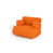 Polyester orange est en rupture de stock