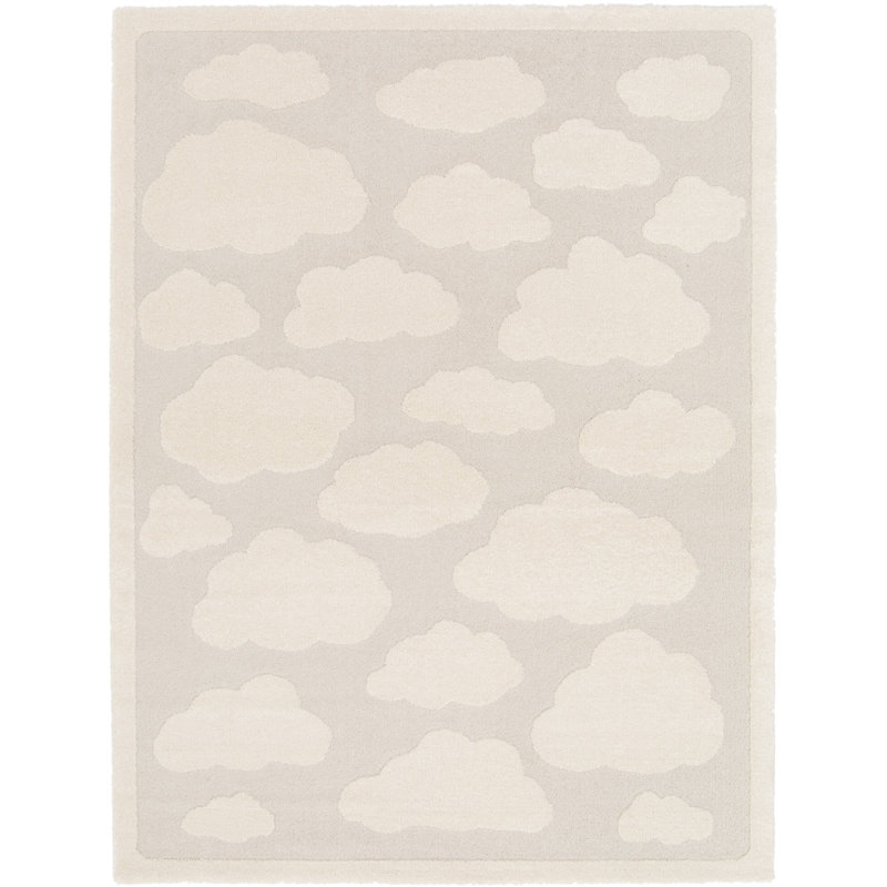 Lakesha Machine Woven Cream/Beige Rug, Rectangle 120 x 170cm