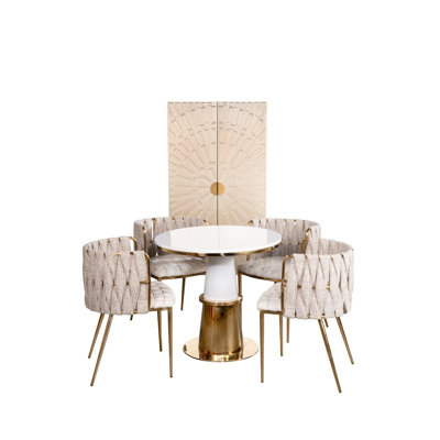 Haelf 5 - Piece Dining Set