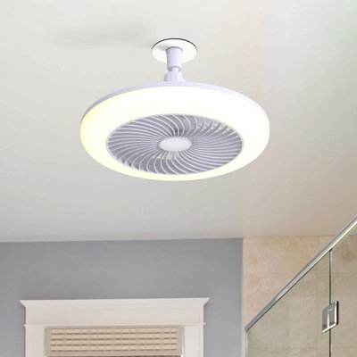 Mini ventilateur de plafond à douille fermée E26 de 11 pouces à 3 vitesses et 3 vitesses pour la petite cuisine