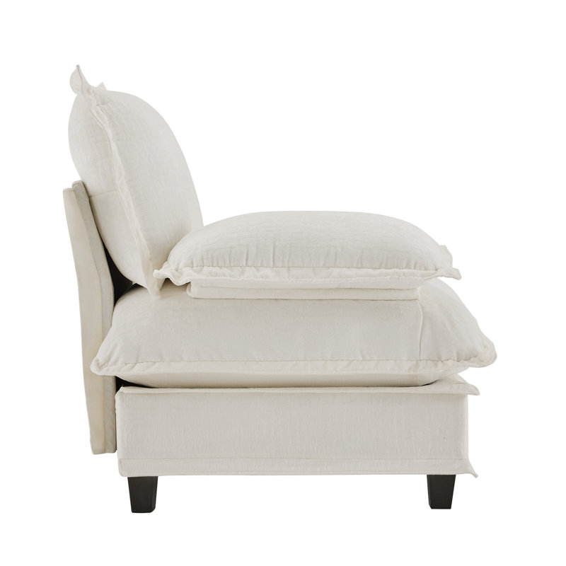 Canapé 73 LSF chenille - beige, Beige
