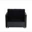 Causeuse convertible en velours l 53,5 po Maeve avec capitonnage et poche latérale