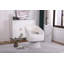 Fauteuil d'appoint pivotant, fauteuil, fauteuil simple pour le salon-1560134359