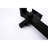 Matte Black Stainless Steel Tub Faucet With Handheld Shower And Waterfall Feature - High Flow, Rust & Corrosion , Freestanding For A Peaceful Bathroom Filler Steel, Spout, Modern-118088704