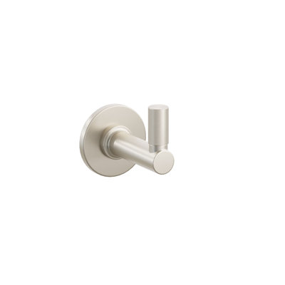 Emtek Select Single Hook w/ Small Disc Rosette, Round Stem & Knurled Tip