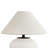 15.75in 1 - Light Porcelain Birdsboro With Fabric Lamp Shade
