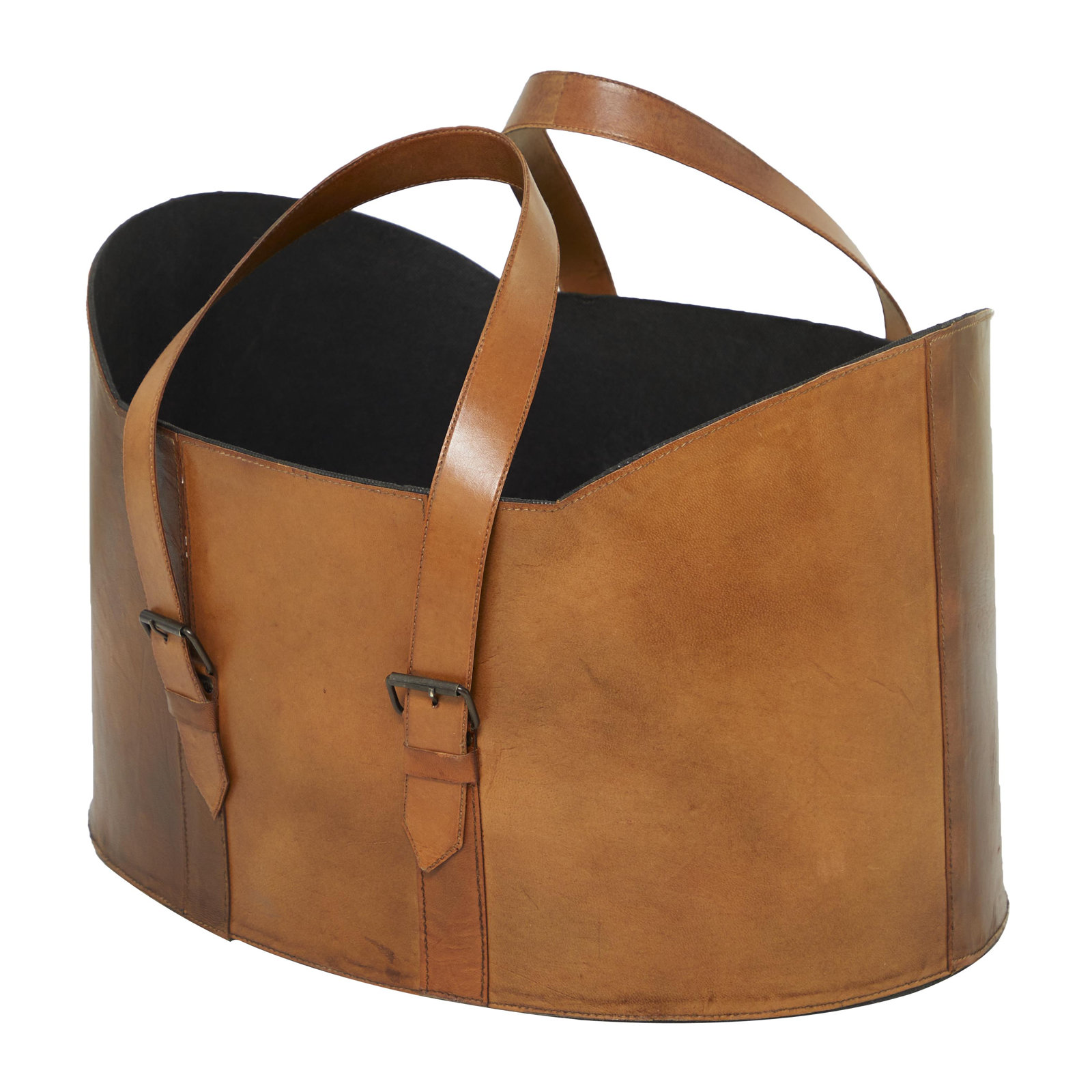 Handmade Genuine Leather Storage Bin