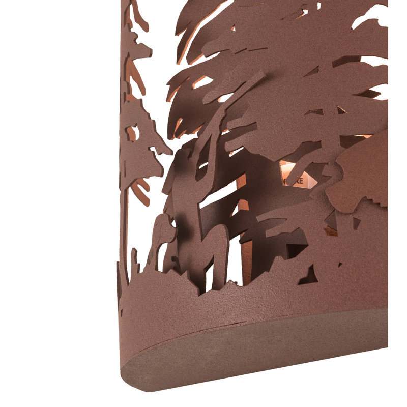 Rustic Lodge 1 - Light Armed Sconce