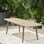 Table d'extérieur extensible en bois gris - augmentez votre espace en gris et durable
