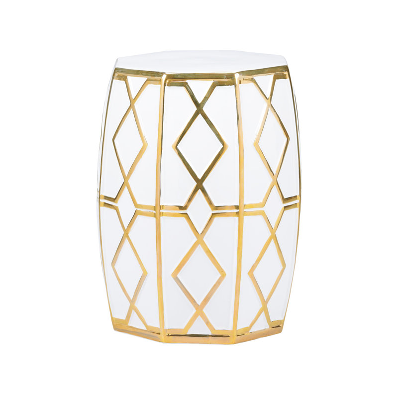 Andreu Ceramic Accent Stool