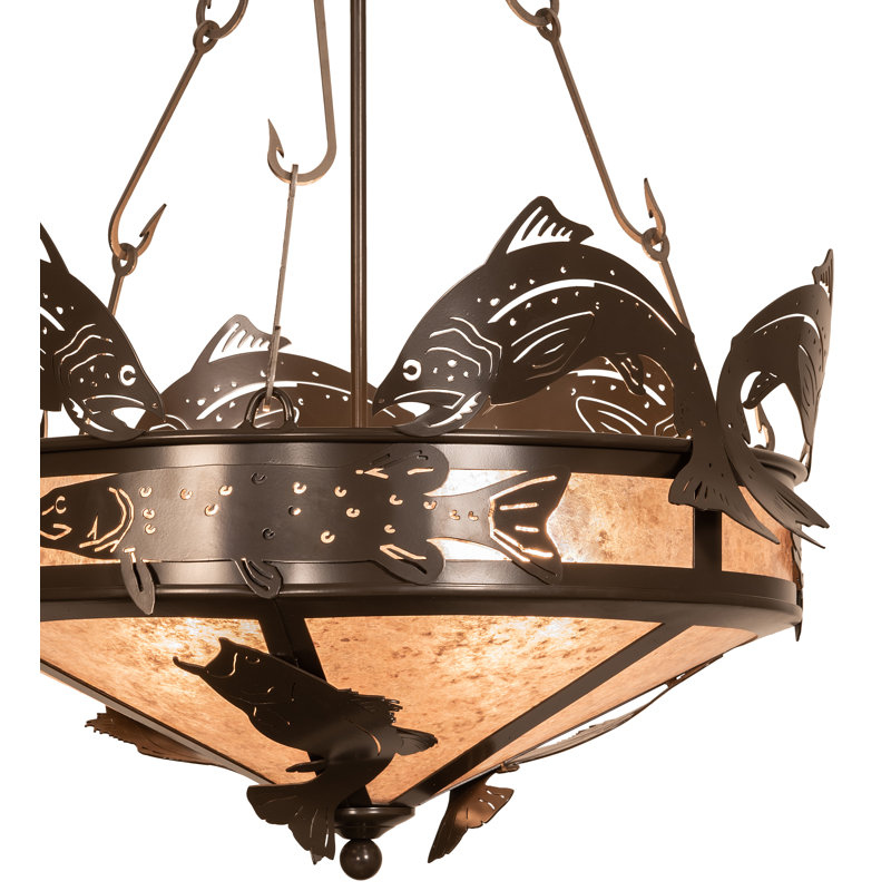 Elbridge 4 - Light Dimmable Geometric Chandelier