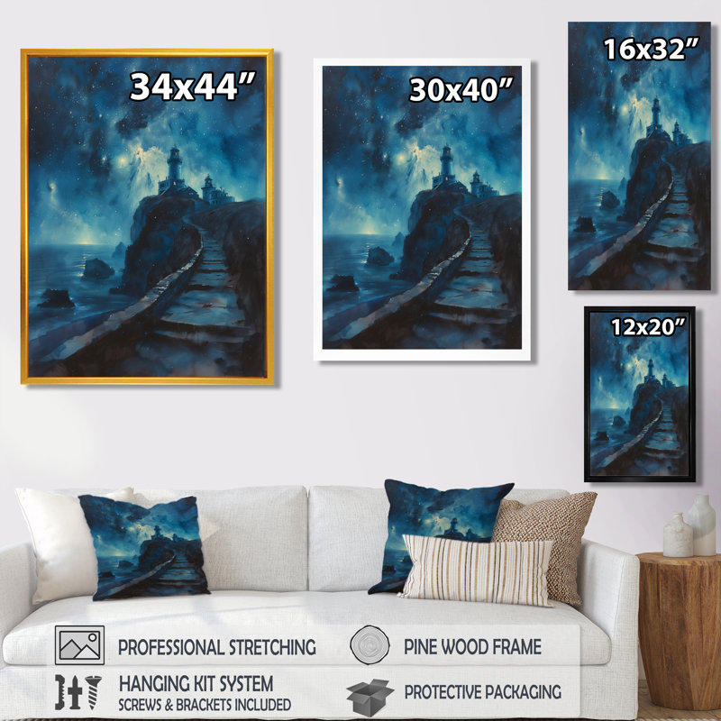 Galactic Glimpse, Toile argentée avec cadre flottant, H 34 po x l 44 po x P 1,5 po