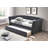 1Pc Day Bed W/ Trundle Button Tufted
