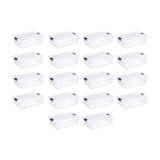 Sterilite Clear View Storage Container Tote w/ Latching Lid