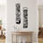 Stylish Decorative Metal Wall Accessory (2 Pieces), Black Finish, 7.9 x 33.1 inches | 100% Metal Construction, Thickness: 0.06 inches | Perfect for Home Decor & Modern Aesthetics, Durable & Elegant Design