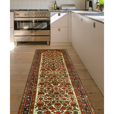 Deanine One-of-a-Kind 3'9" X 9'11" 1980s Runner Wool Area Rug