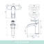 Single Hole Bathroom Faucet with Drain Assembly-74694287