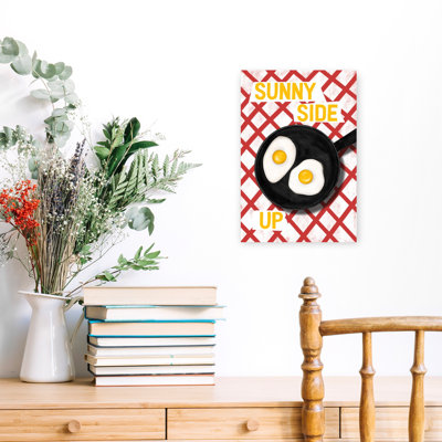 Sunny Side Up Breakfast by EMELIEmaria - Wrapped Canvas Print