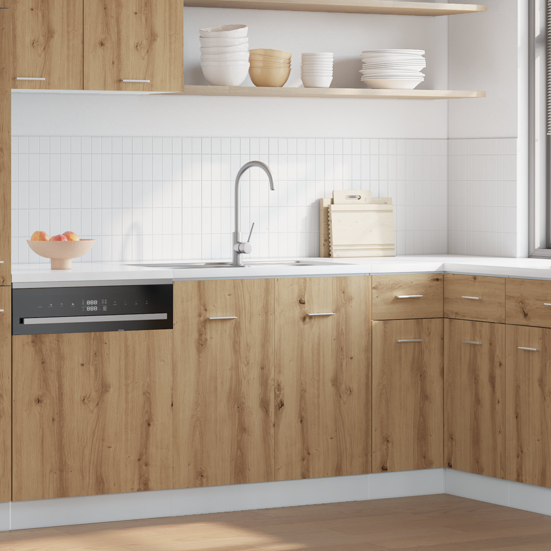 Arnisa Sink Bottom Cabinet Lyon 80x46x81.5 cm Engineered Wood