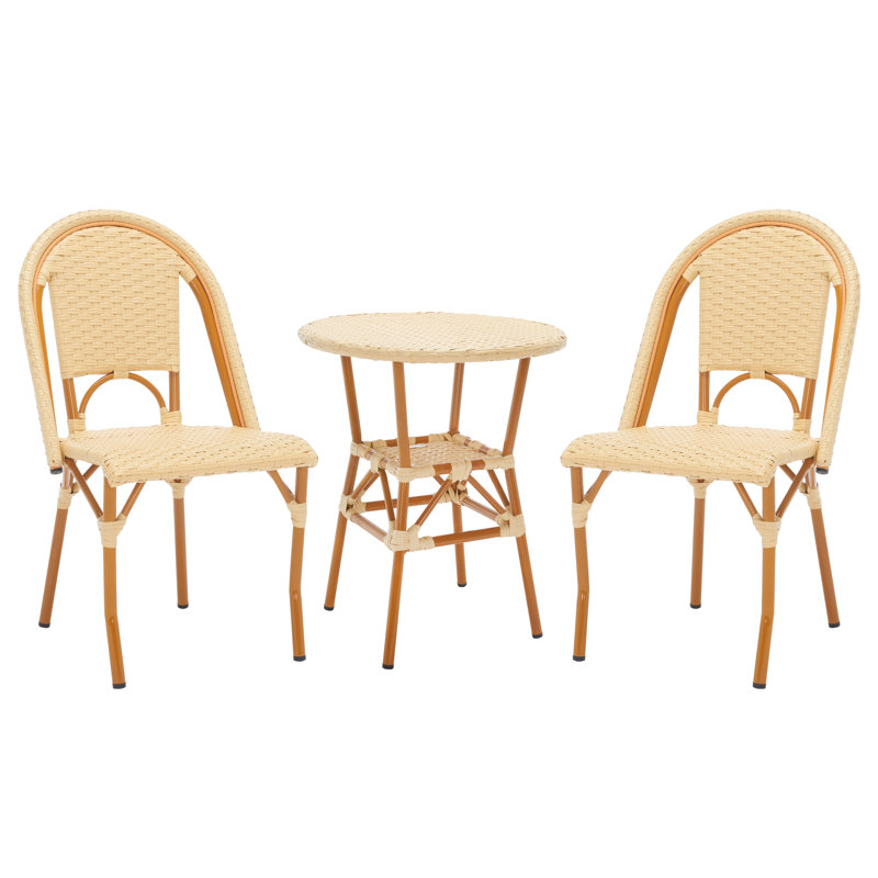 Ensemble bistro 23,75 po Adreian, Naturel, Brun
