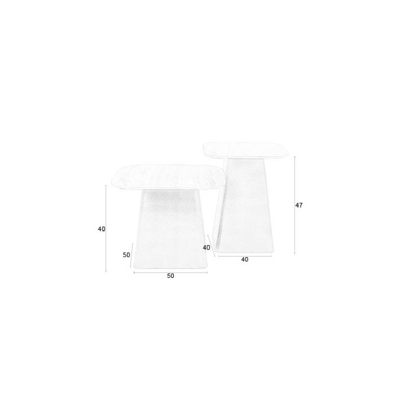 Baru Nesting End Table