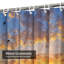 Rideau de douche avec 12 crochets Lake Sunset-2071470986