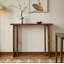 Table d'entrée minimaliste tissée avec profil étroit