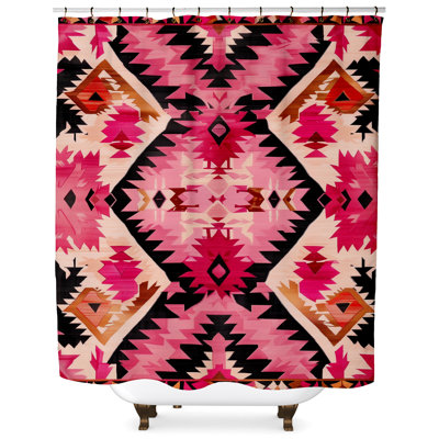Rideau de douche Traneisha Ikat