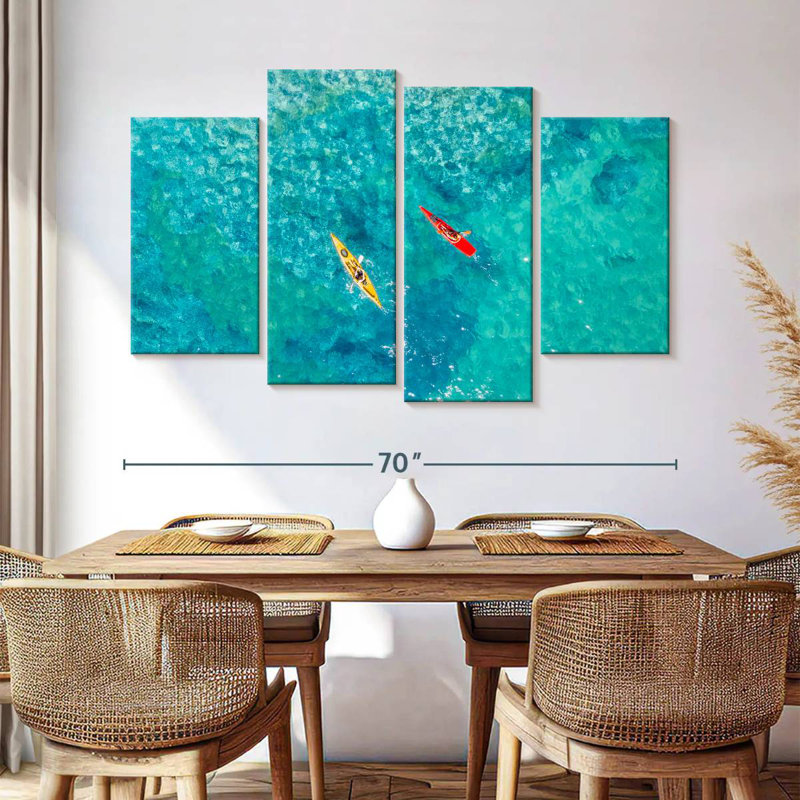Sireci Kayaking Couple, 42" H x 68" W