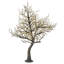 Arbre en fleurs de cerisier de 10 pieds, fleur de cerisier transparent, lumières à DEL blanc chaud