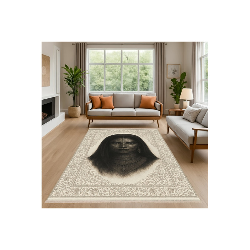 Tapis beige tissé Mosso, 3'3" x 9'10"