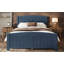 Lit plateforme double, lit plateforme en bois massif avec lattes de soutien et structure solide, sans sommier tapissier, bleu-1614643864
