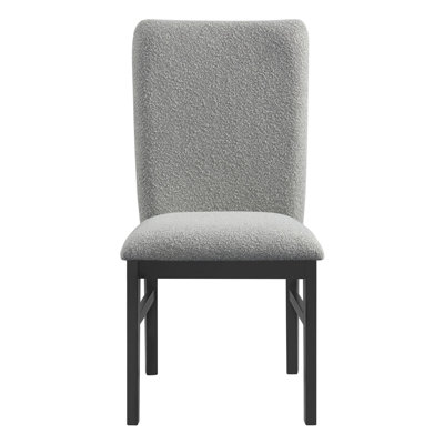 Chaise d'appoint avec tissu gris Villaenor (GPY1113-4) (2 par boîte)