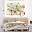 Tapisserie aux fleurs de lavande Floral-28485132