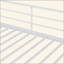 Structure de lit mezzanine en métal avec tablette de rangement à grille supérieure et échelle de rangement latérale à 4 niveaux, lit surélevé contemporain peu encombrant pour la chambre à coucher-119739502