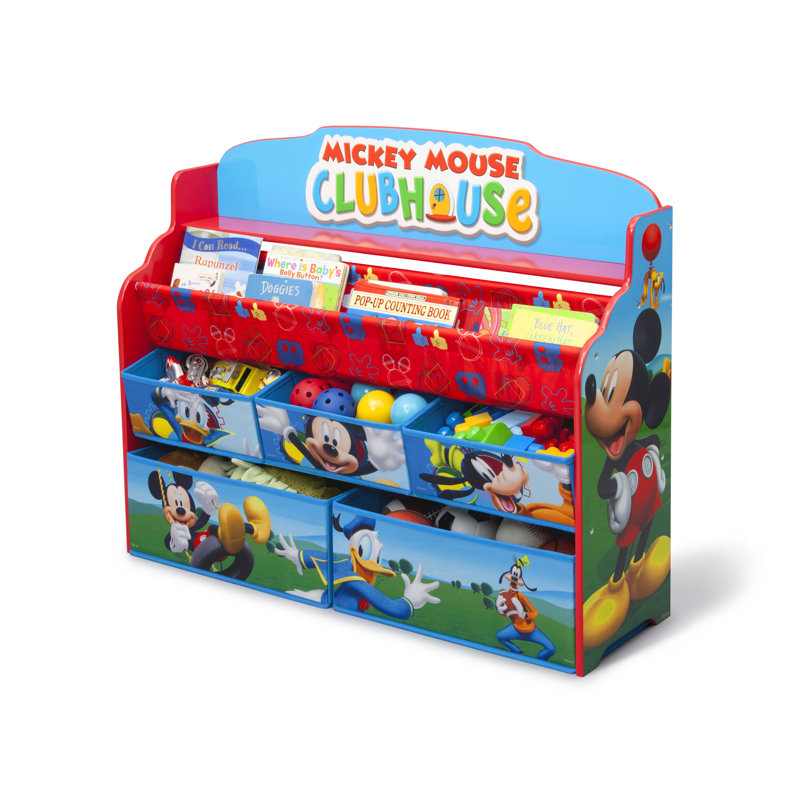 Organisateur de livres et de jouets Disney Mickey Mouse par Delta Children