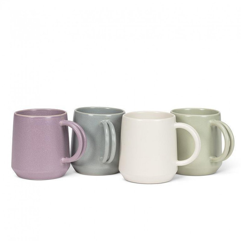 Double Handled Mug, Gray