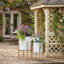 Ensemble de 2 pots à fleurs Aideen pour l'intérieur et l'extérieur - ensemble de 2-720860949